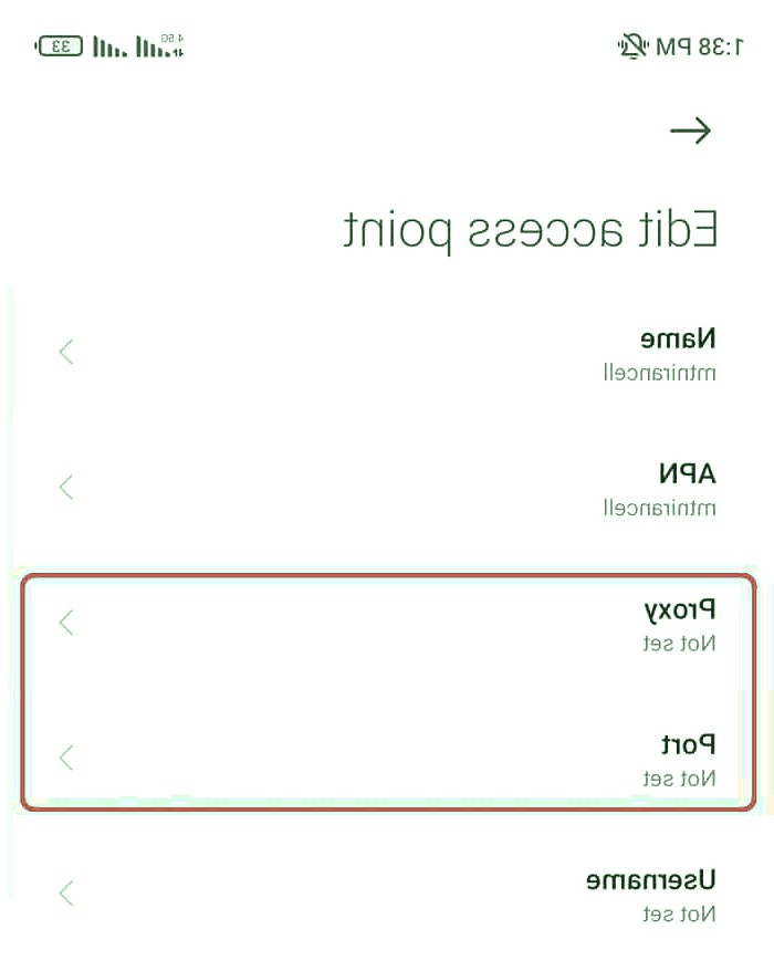 دو بخش proxy و port را خالی کنید مشکل اینترنت شیائومی