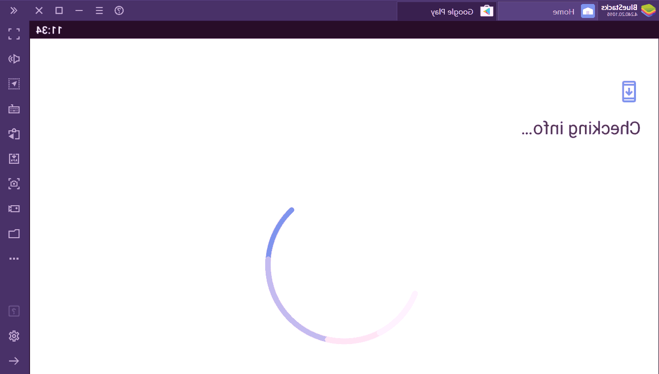 نصب برنامه در bluestacks