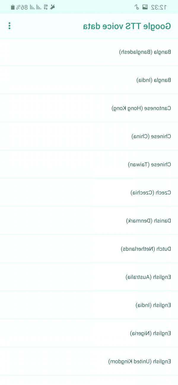 زبان دلخواه خود را انتخاب کنید گوگل اسپیچ