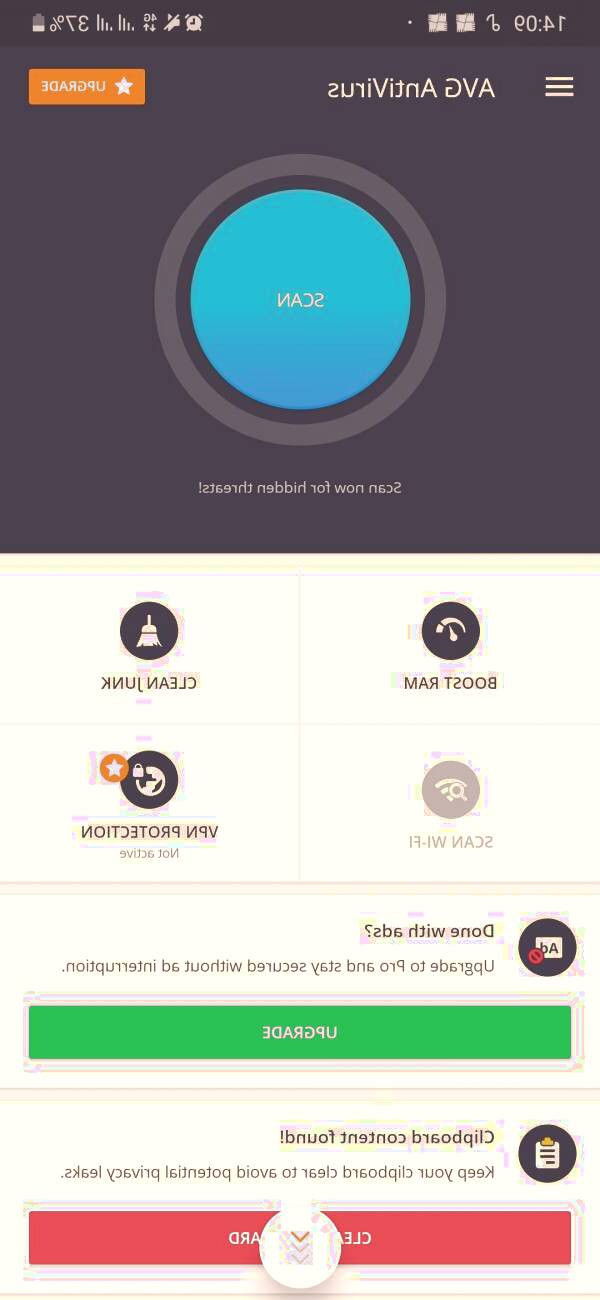 برنامه AVG Antivirus Free آنتی ویروس اندروید