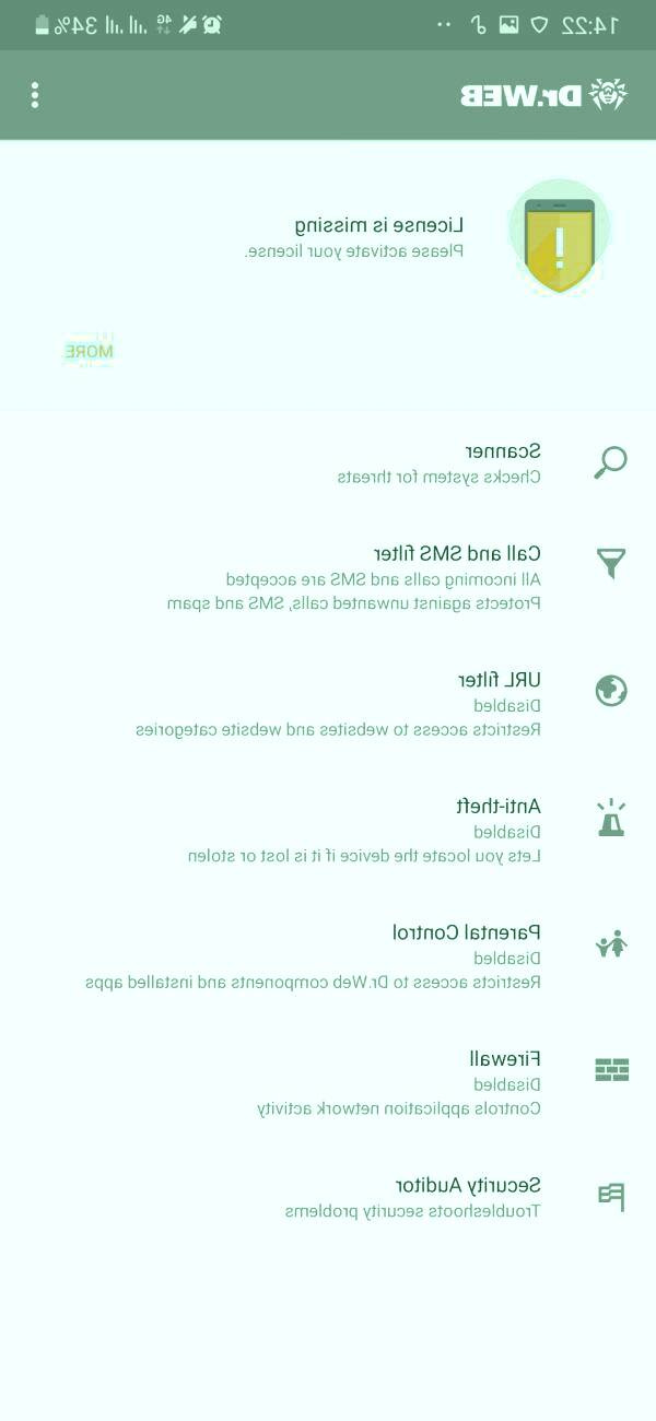 دانلود برنامه Dr. Web Security Space آنتی ویروس