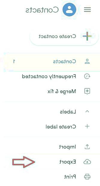export کردن مخاطبان جیمیل مخاطبان جیمیل
