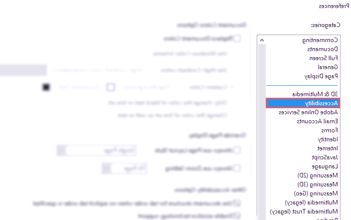تنظیمات فایل pdf