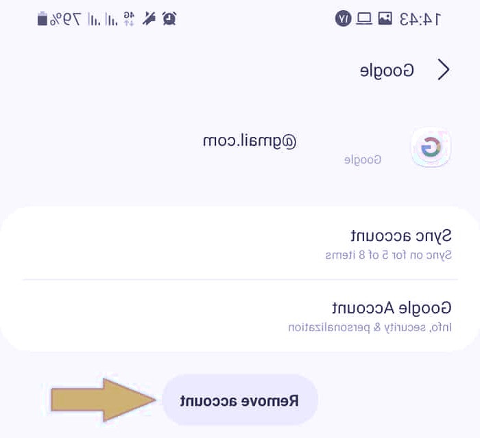اکانت های موجود در گوشی را حذف کنید حذف اکانت های گوشی