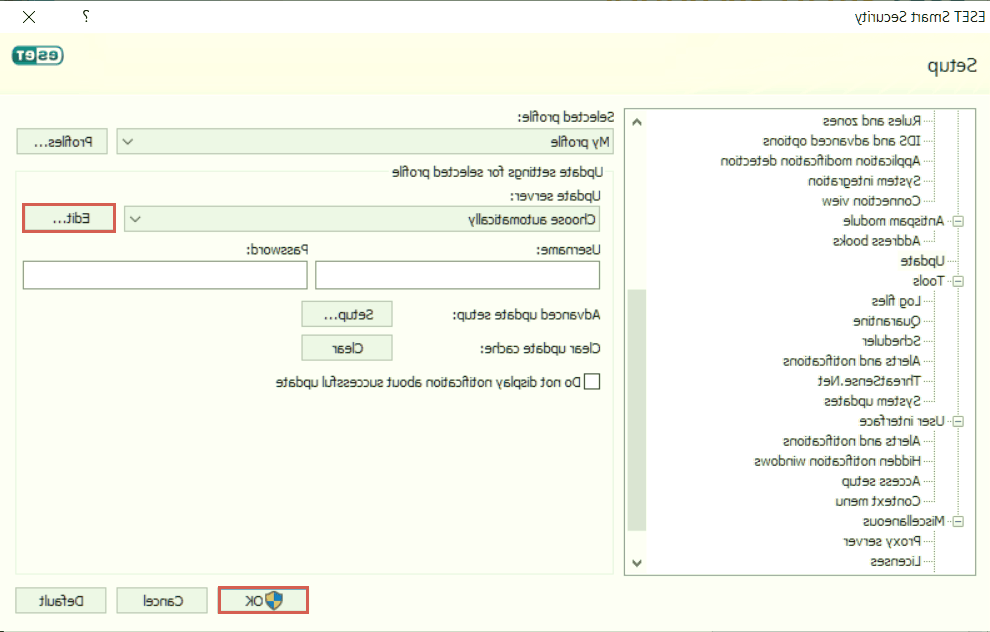 گزینه edit را انتخاب کنید آموزش آپدیت آفلاین نود 32