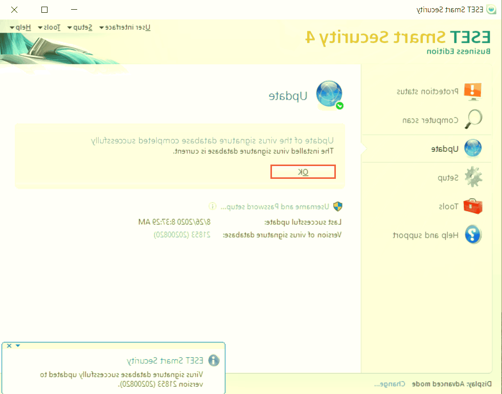 بر روی Ok کلیک کنید نحوه آپدیت آفلاین نود 32