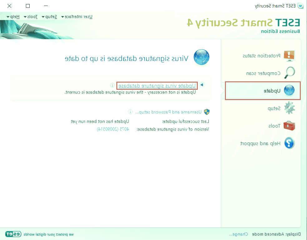 گزینه update را انتخاب کنید آپدیت آفلاین نود 32
