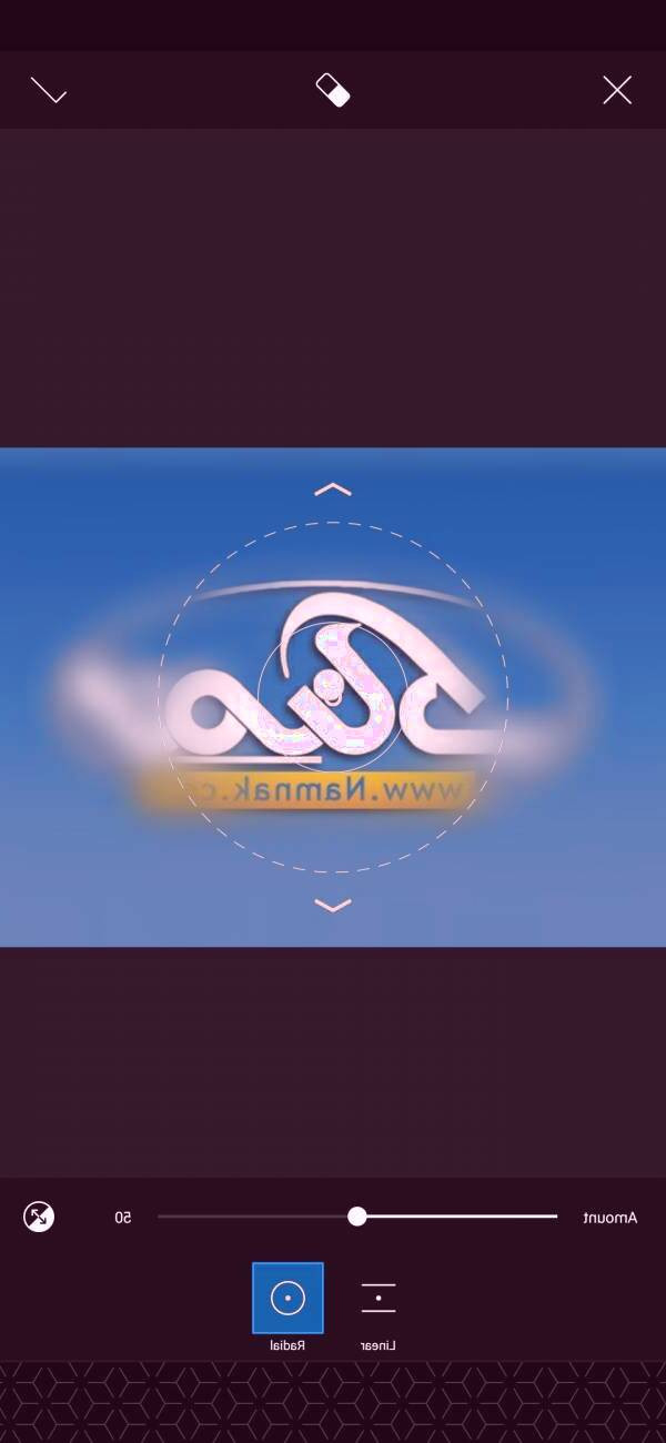 آموزش بلور کردن عکس در گوشی برنامه picsart