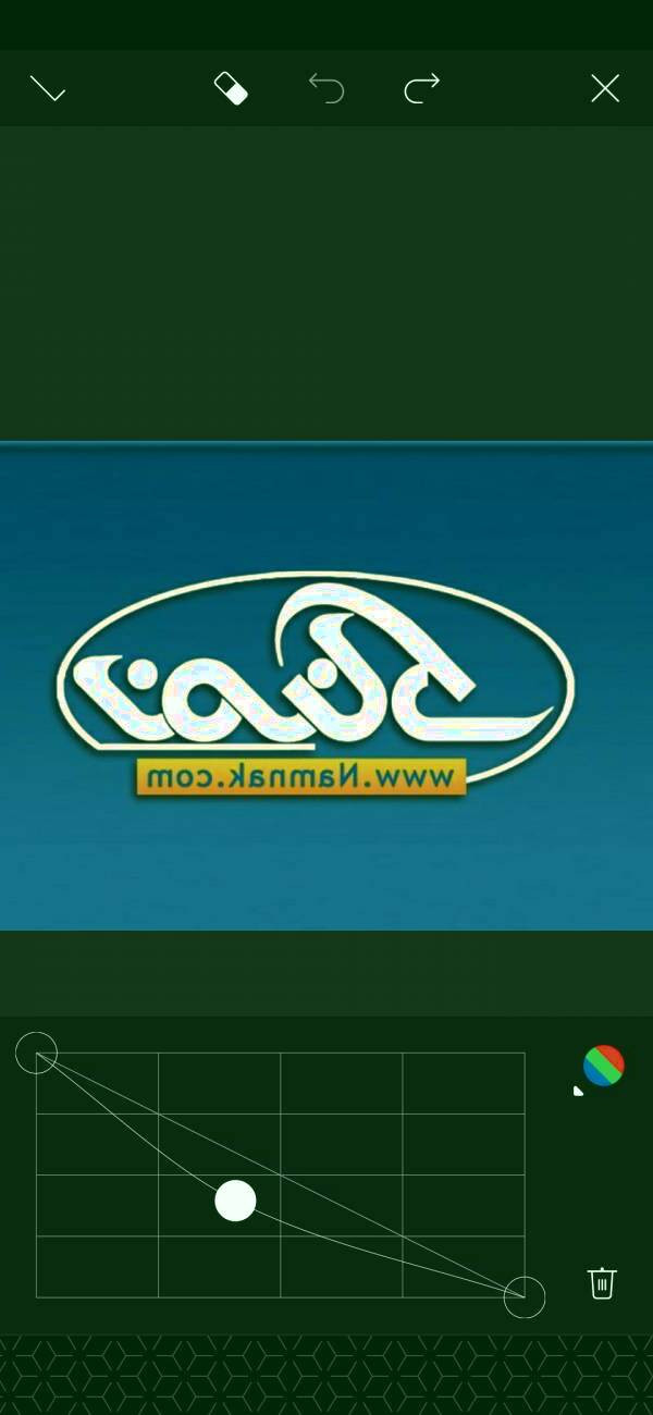 ویرایش روشنایی عکس در گوشی برنامه picsart