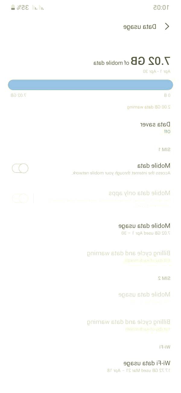 خاموش کردن data saver گوشی اینترنت