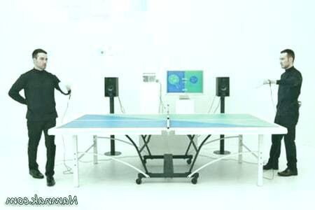 تبدیل میز پینگ پونگ به بلندگوی پخش موسیقی میز پینگ پونگ