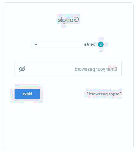 برای بازیابی رمز جیمیل بر روی forgot password کلیک کنید جیمیل