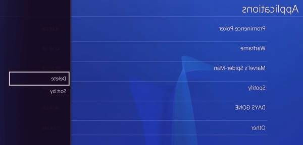 ترفند ps4 برای حذف بازی حذف بازی