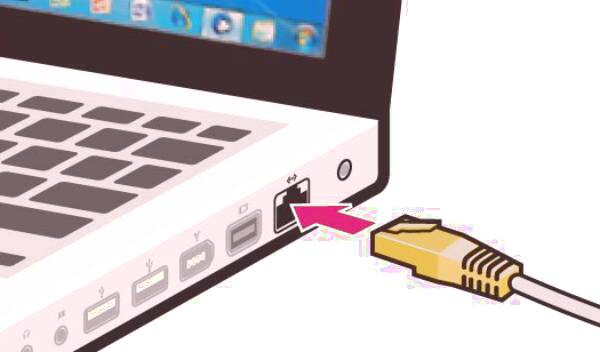 کابل لن را به هر دو pc متصل کنید اتصال کابل لن