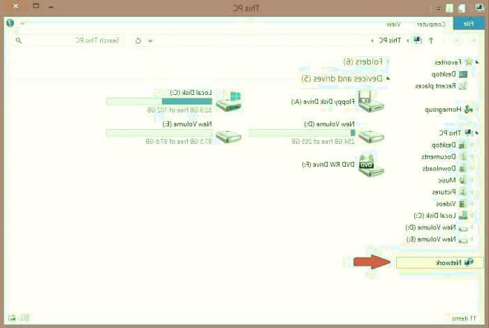 گزینه networks را انتخاب کنید انتقال فایل از pc به pc