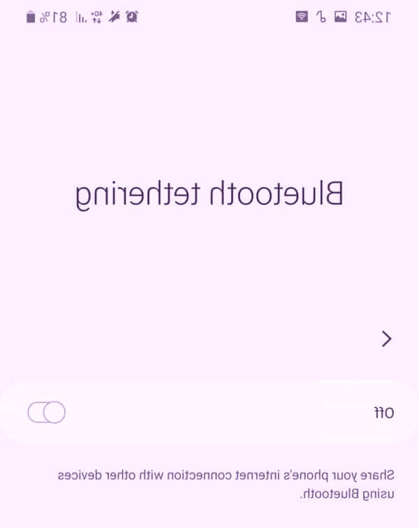 اتصال اینترنت گوشی به لپ تاپ با بلوتوث اشتراک اینترنت گوشی