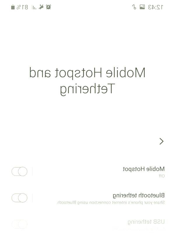 اتصال اینترنت گوشی به لپ تاپ با کابل USB اشتراک گذاری اینترنت گوشی