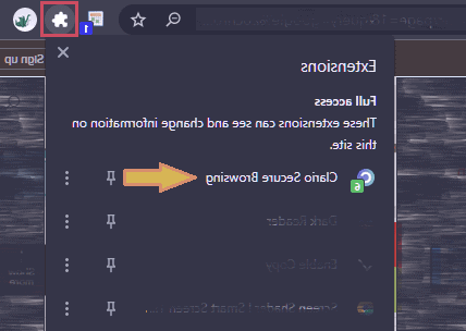 انتخاب افزونه