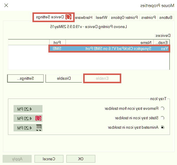 تاچ پد لپ تاپ