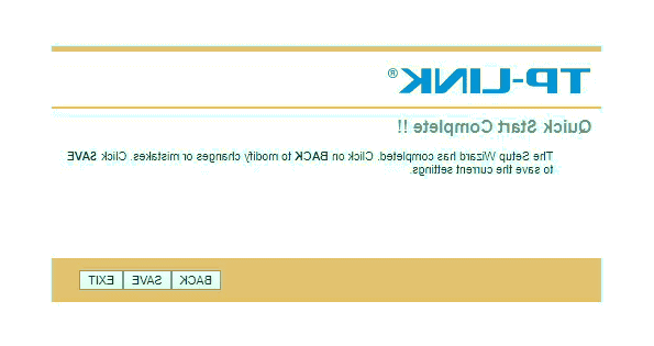 تنظیمات مودم اعمال شده را ثبت کنید تنظیمات مودم tp link