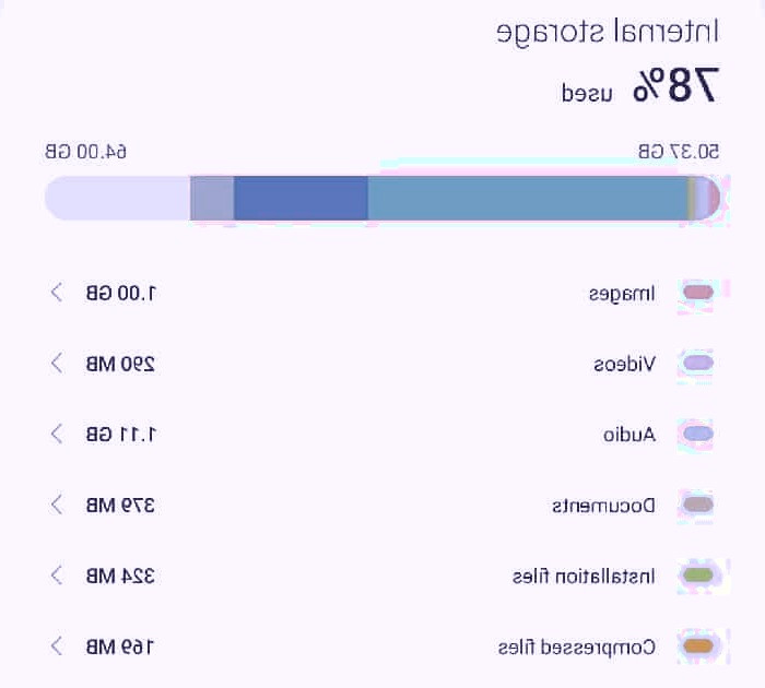 حافظه داخلی گوشی