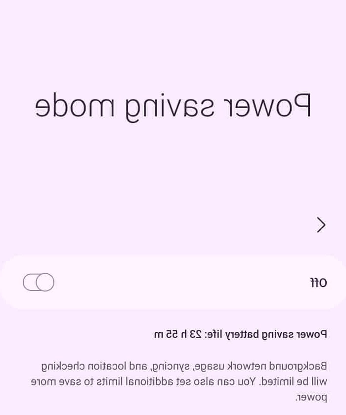 حالت ذخیره نیرو