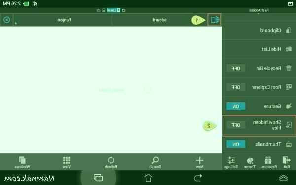 مخفی کردن فایل و پوشه در اندروید