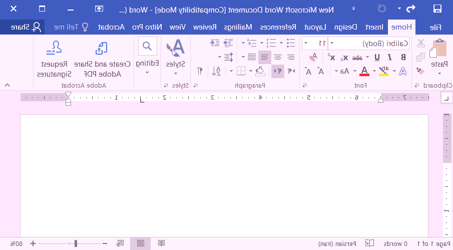 حذف صفحه خالی در ورد