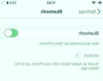 بلوتوث آیفون