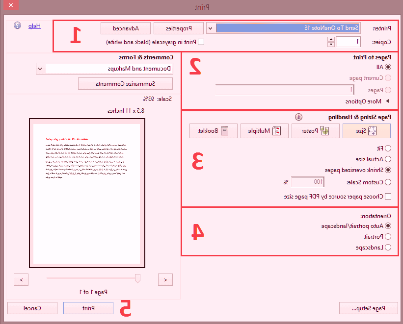 آموزش پرینت گرفتن pdf