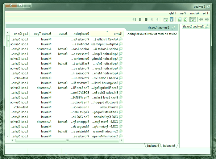 سرویس های ویندوز
