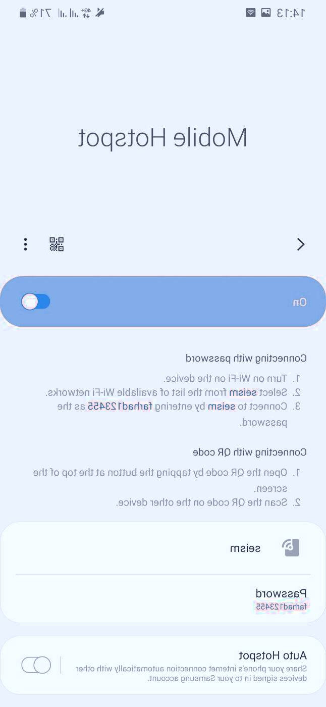 مشکل هات اسپات گوشی