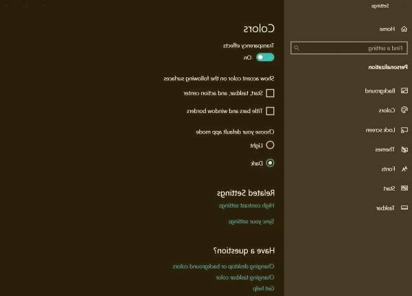 دارک شدن ویندوز