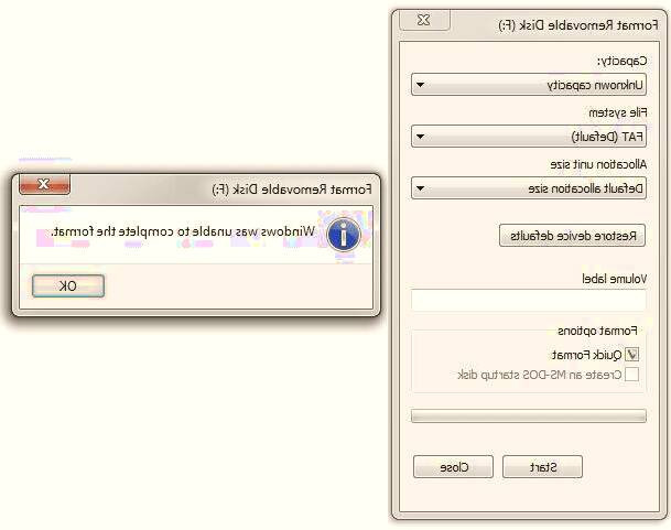 فرمت نشدن فلش