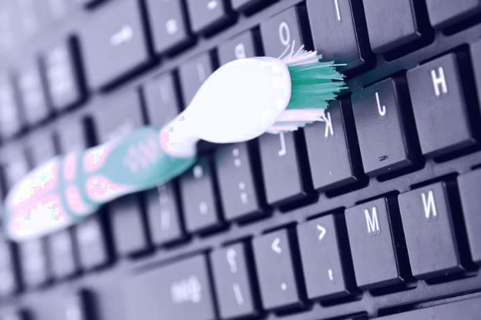 تمیز کردن کیبورد