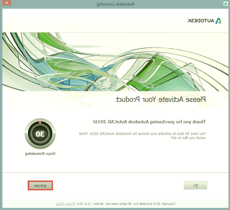 فعال سازی اتوکد