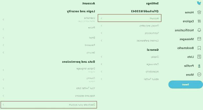 دیلیت اکانت توییتر