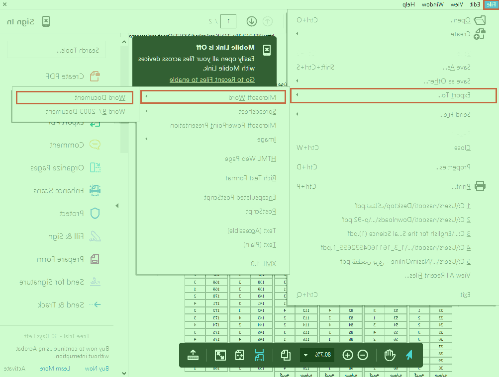 تبدیل pdf به word