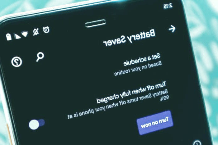 قابلیت Battery saver