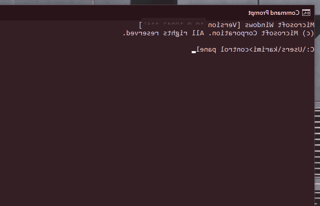 پنجره cmd ویندوز