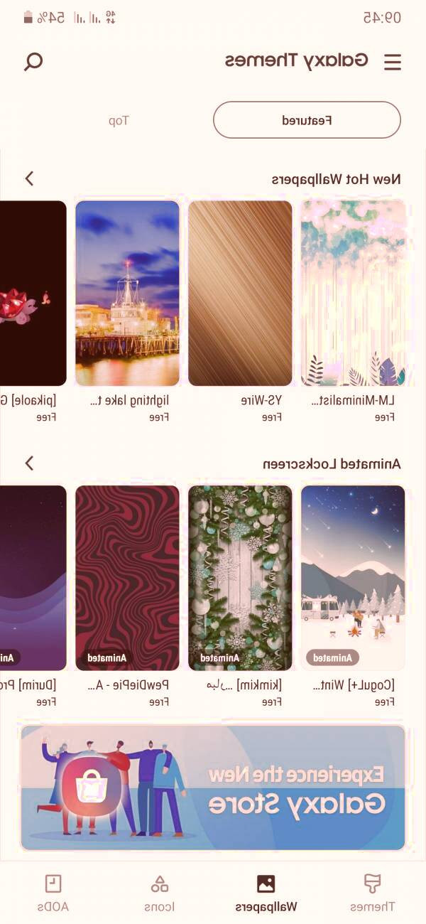 دانلود galaxy themes