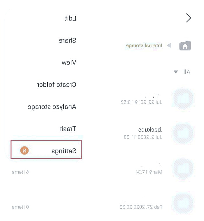 مدیریت فایل اندروید