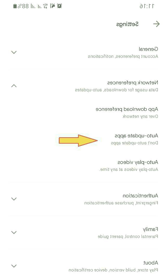 آپدیت برنامه ها