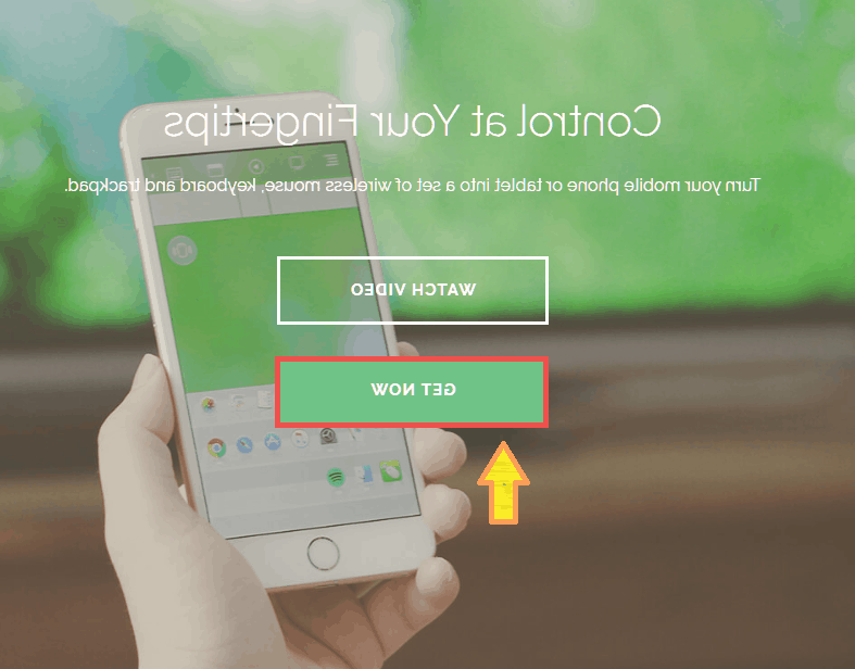 تبدیل گوشی به موس