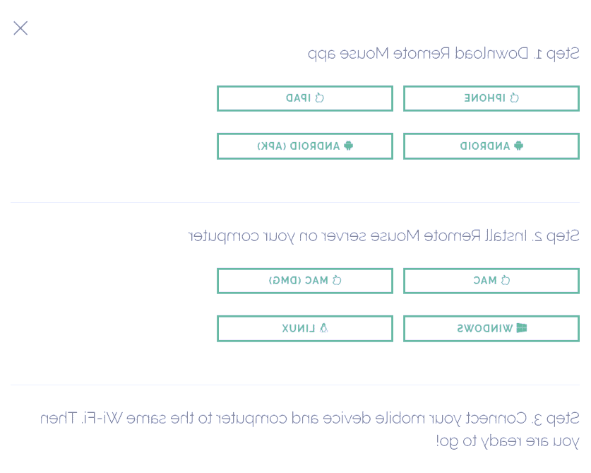 تبدیل گوشی به موس
