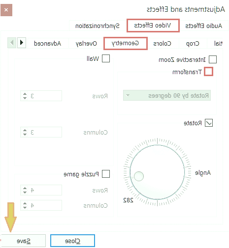 آموزش چرخاندن فیلم در vlc برنامه vlc