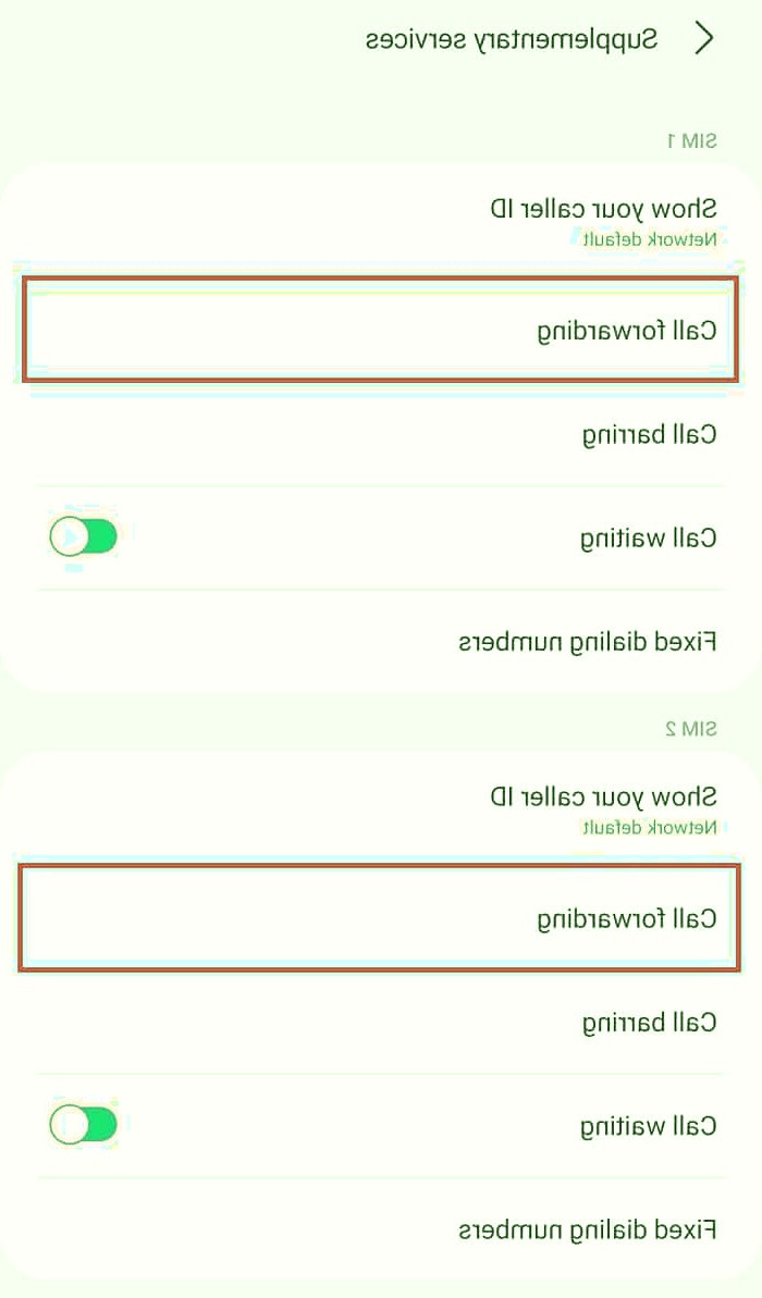 انتقال تماس اندروید