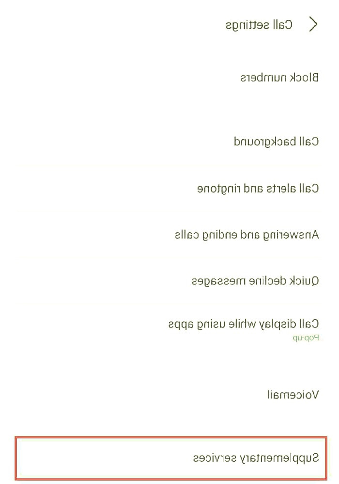 تنظیمات تماس اندروید