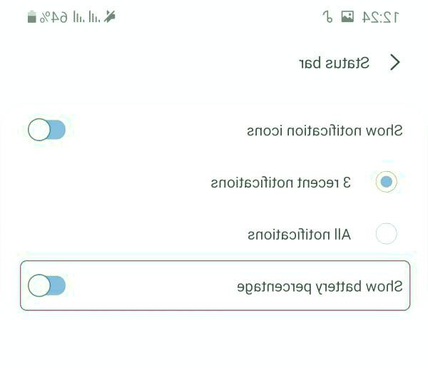 درصد باتری سامسونگ