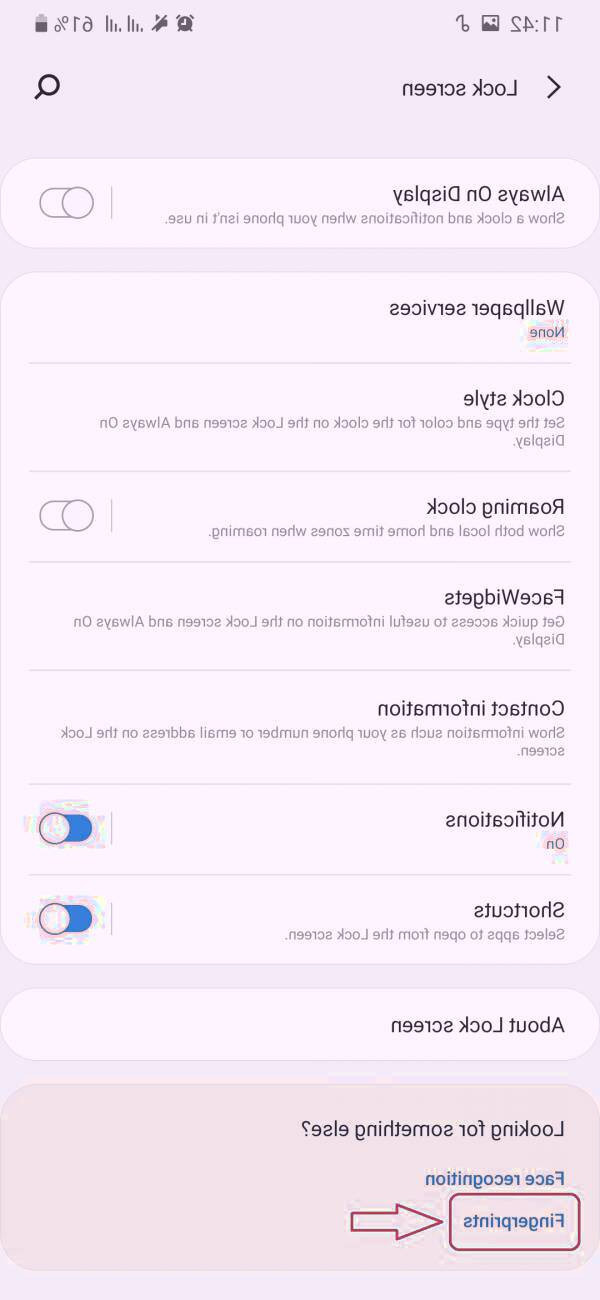 اثر انگشت روی گوشی